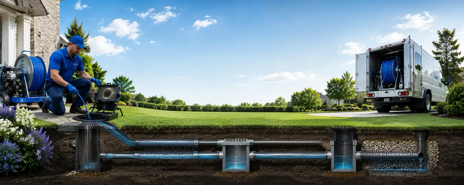 Outdoor drain cleaning information for Faith, NC